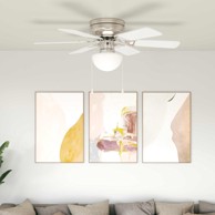 Stropni ventilator s osvjetljenjem Ø 82 cm, bijeli