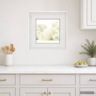 RISOR podrumski prozor PVC 60 x 50 cm, bijeli iznutra