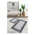 MILA HOME Crno-sive kupaonske prostirke u setu 2 kom 60x100 cm