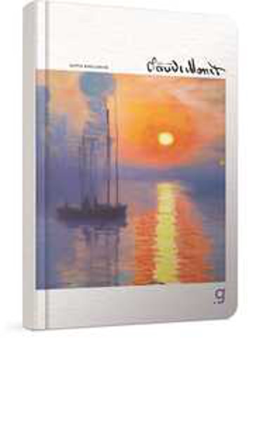 Bilježnica Monet A4, linije, tvrdi uvez