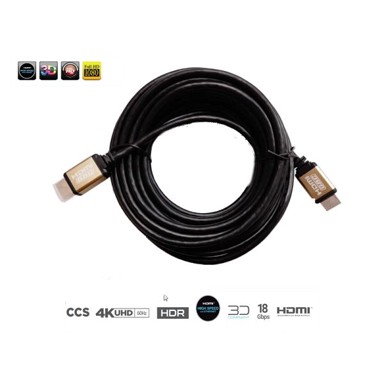 HDMI kabel GBC, 4k@60Hz, s ethernetom, 2.2 standard, AWG30, 5.0m