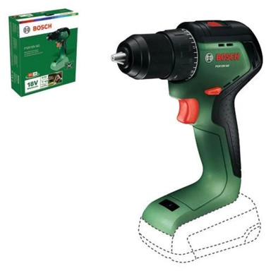 BOSCH akumulatorska bušilica-odvijač PSR 18V-60 Solo, 06039D7200