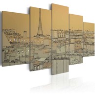 Slika Good old Paris (Vintage) 200x100