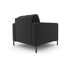 COSMOPOLITAN DESIGN Tamno siva fotelja Bali, 87x96x75 cm