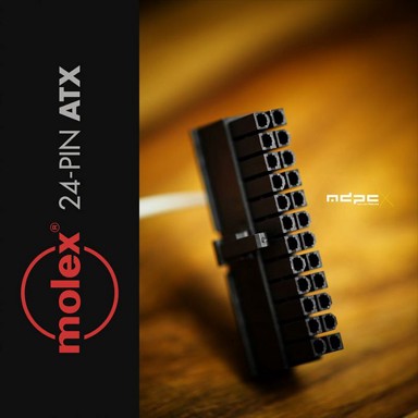 MDPC-X ATX konektor 24-pin CO-ATX-M, crna