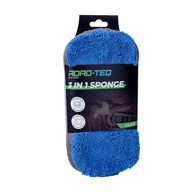 ROAD-TEQ Spužva od mikrofibre CCS32, za pranje vozila 3 u 1, 22 x 11 x 5 cm