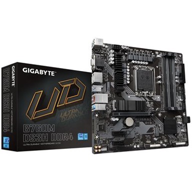 GIGABYTE Matična ploča B760M DS3H DDR4, Intel B760, DDR4, mATX, s. 1700