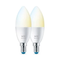 PHILIPS Wiz žarulja, C37, E14, 40 W ekv., TW, 2 kom