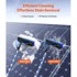 VEVOR Set za čišćenje solarnih panela, teleskopska poluga 1100 cm, produživa crijeva 20 m, za čišćenje prozora