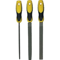 STANLEY Set rašpi, ravna/okrugla/polukružna, 200 mm, 3 kom.