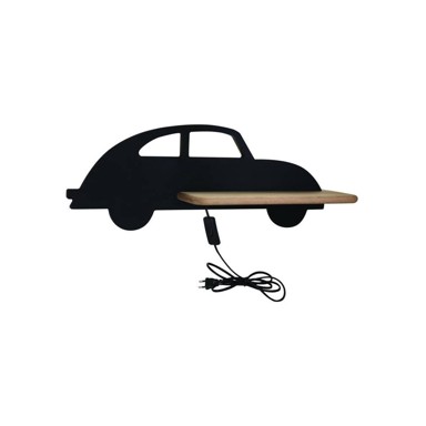CANDELLUX LIGHTING Dječja svjetiljka Car, crna