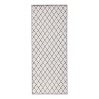 NORTHRUGS Vanjski tepih Malaga 80x250 cm, sivo-krem
