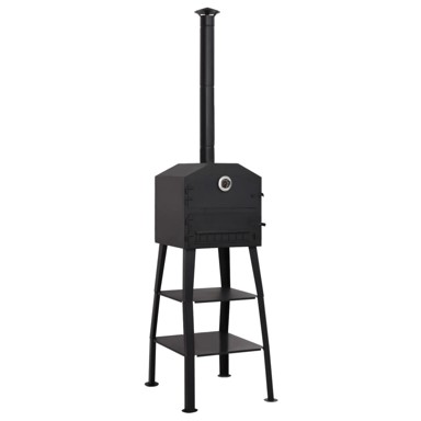 Vanjska pećnica za pizzu na drveni ugljen s 2 vatrostalne cigle