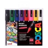 POSCA Marker PC-5M, sortirane boje, 8 kom