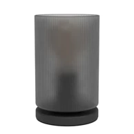 Stolna lampa Colomera, E27, crna/sivo mat