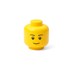 LEGO® Kutija za pohranu u obliku glave Boy 10.5x10.6x12 cm, žuta
