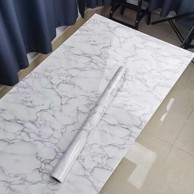 NIKCORP Samoljepljiva PVC folija za namještaj 60 x 300 cm, sivo-bijela
