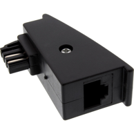 INLINE RJ45 adapter 69948F, ženski, crni