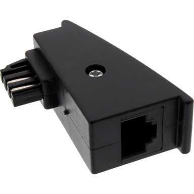 INLINE RJ45 adapter 69948F, ženski, crni