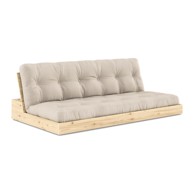 KARUP DESIGN Bež sklopiva sofa 196 cm Base, 196x110x72 cm