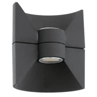 Vanjska zidna LED lampa, 2x2,5W, 93368, antracit