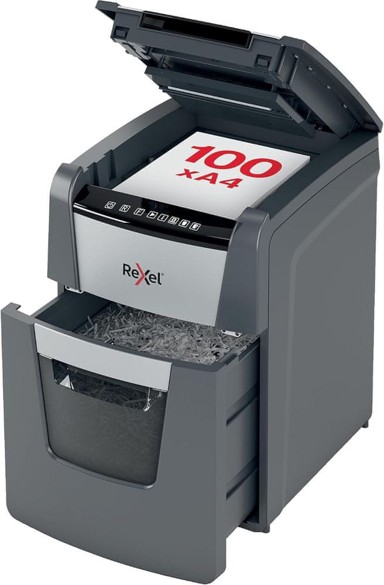 REXEL uništavač papira Optimum AutoFeed+ 100X s automatskim uvlačenjem, 100 listova, P4