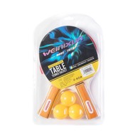 Set za stolni tenis, rekreativni, 2 reketa, 3 loptice