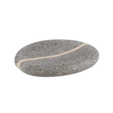 TENDANCE Posuda za sapun Novara, poliresin, siva