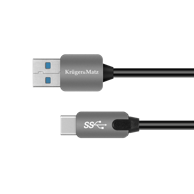 KRÜGER&MATZ USB 3.0 kabel-USB-C 5 Gbps 0,5 m