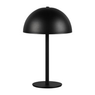 TRIO Mat crna LED stolna lampa s metalnim sjenilom (visina 21 cm) Munoz 
