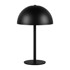 TRIO Mat crna LED stolna lampa s metalnim sjenilom (visina 21 cm) Munoz 