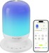 NIKCORP Noćno svjetlo Electight, bijeli šum, 34 zvuka, Wi-Fi 2,4 GHz, LED lampa, 7 boja