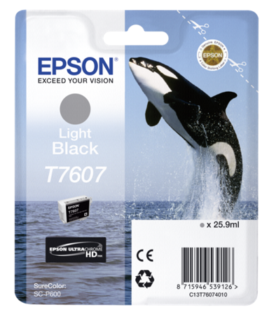 EPSON Tinta za printer ink cartridge light black T 7607