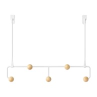UMBRA Bijela prirodna metalna vješalica za vrata 39 cm, Estique
