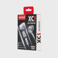 MAXELL Žične slušalice XC1, USB C, bijele
