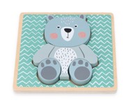 Drvena slagalica, medvjedić