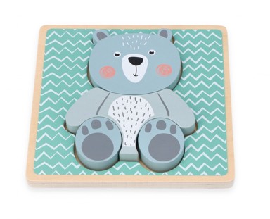 Drvena slagalica, medvjedić