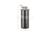 MAHLE Filter nafte AUDI KL 454 A-6 2.7-3.0TDI 04