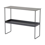 LIND DNA Pomoćni stol Bull 29x78 cm metalni crni