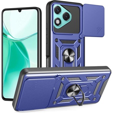 Oklopna futrola za Honor 400 Lite, CamShield Slide, plava