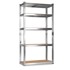 HUMBERG Metalna polica za odlaganje HR-853, 183 x 90 x 40 cm, srebrna