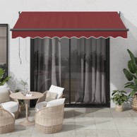 Tenda na automatsko uvlačenje 300 x 250 cm, bordo