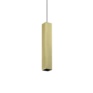 IDEAL LUX Visilica LOOK kvadratna SP1 D60 H400, zlatna