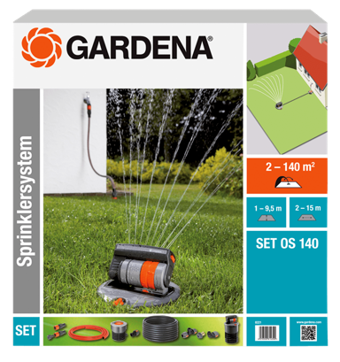GARDENA Pravokutni raspršivač OS 140 Set