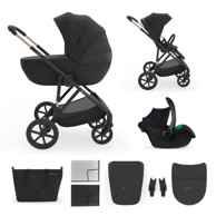 KINDERKRAFT Kolica 3u1 Prime 3, crna