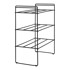 HOUSE NORDIC Crni metalni stalak za cipele Swansea
