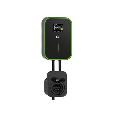 GREEN CELL Stanica za punjenje električnih vozila Wallbox, 22kW, utičnica, RFID