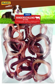 MULTIFIT Poslastica za pse Native goveđi grkljan 50 g