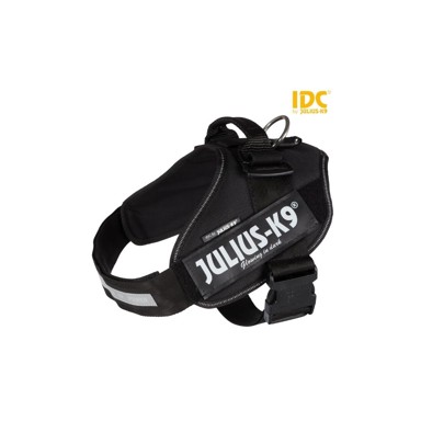 TRIXIE Oprsnica za pse Julius K9 S/Mini 49-67 cm/22 mm, crna