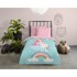 GOOD MORNING Pamučna dječja posteljina za krevet za jednu osobu 140x200 cm Heaven plava/ružičasta
